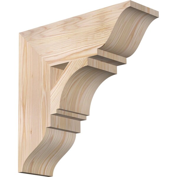 Ekena Millwork Imperial Traditional Smooth Bracket, Douglas Fir, 5 1/2"W x 18"D x 18"H BKT06X18X18IMP01SDF - main